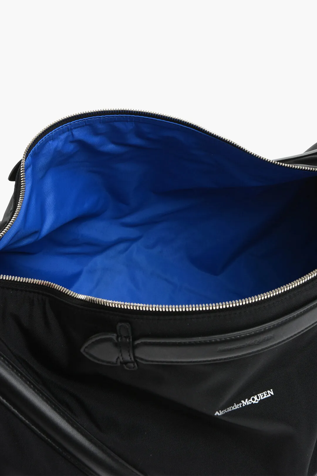 Alexander Mcqueen The Harness Travel Bag With Leather Detailing