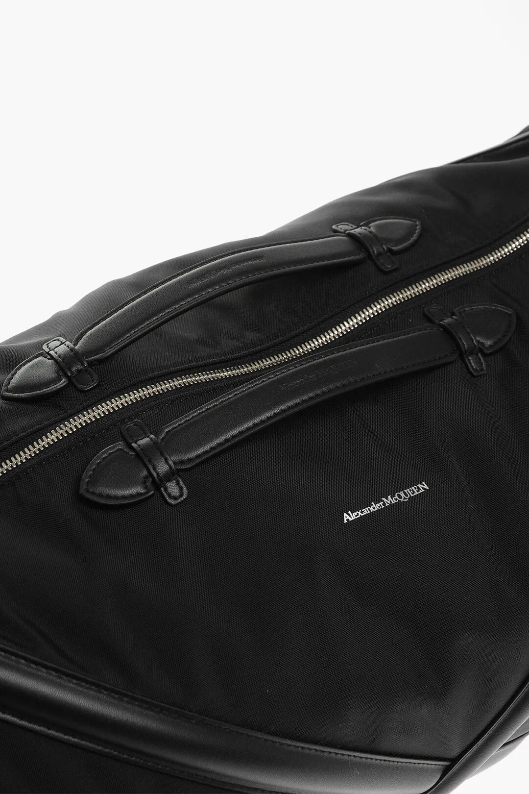 Alexander Mcqueen The Harness Travel Bag With Leather Detailing