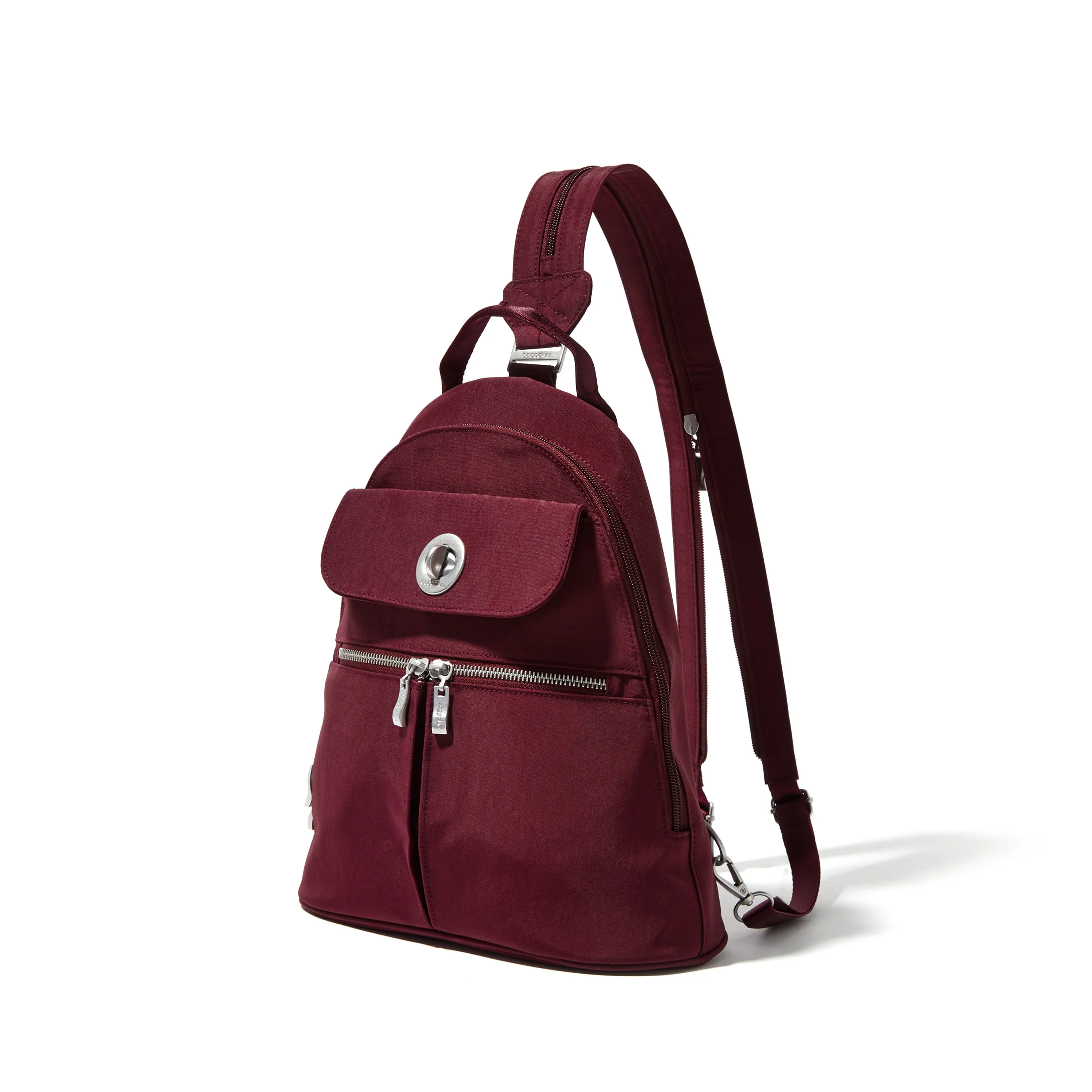 baggallini Women's Naples Convertible Sling Backpack