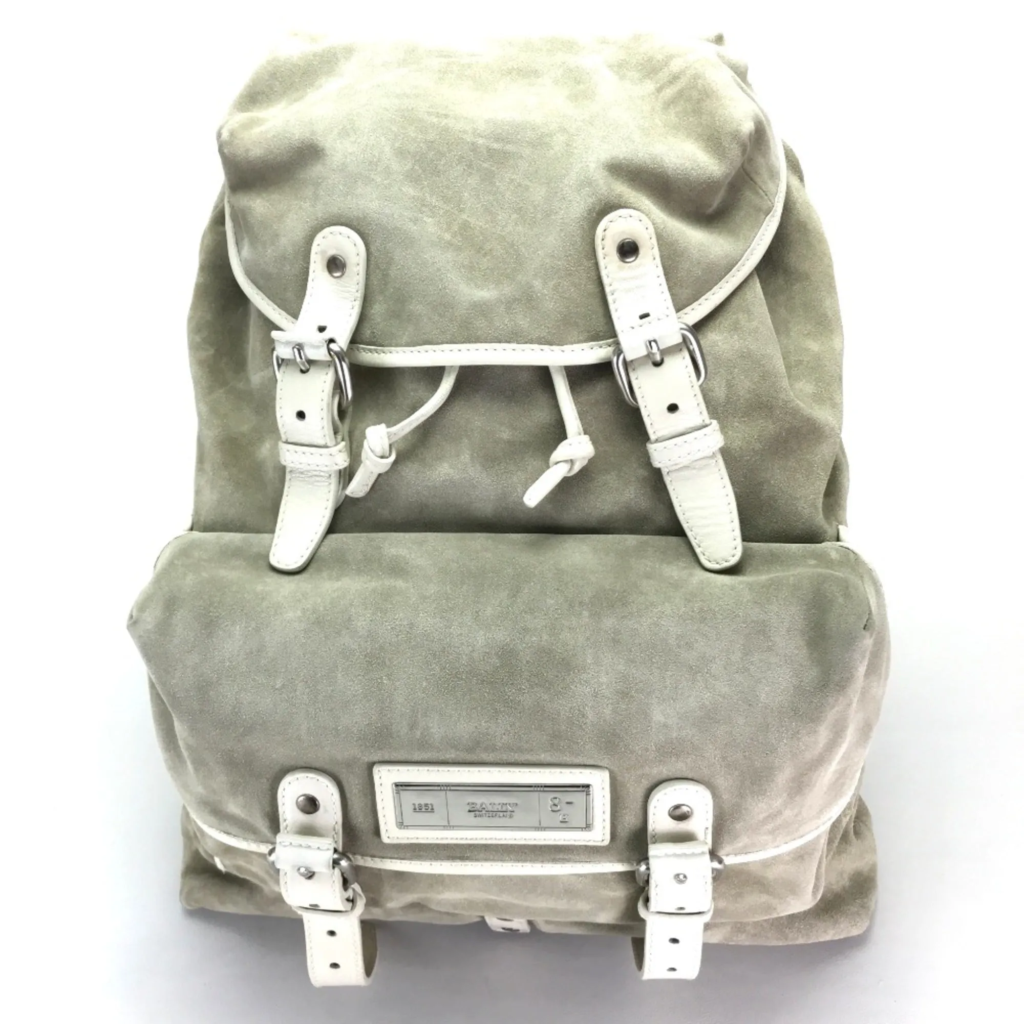 Bally  Leather Backpack (Pre-Owned)