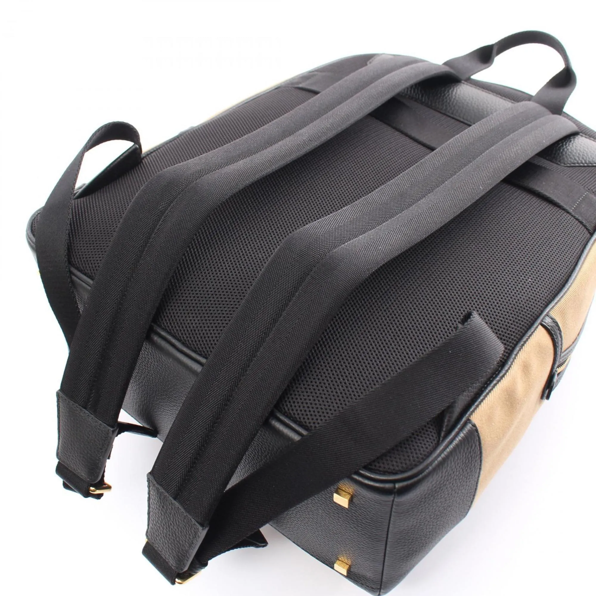 Bally   Leather Fabric Backpack (Pre-Owned)