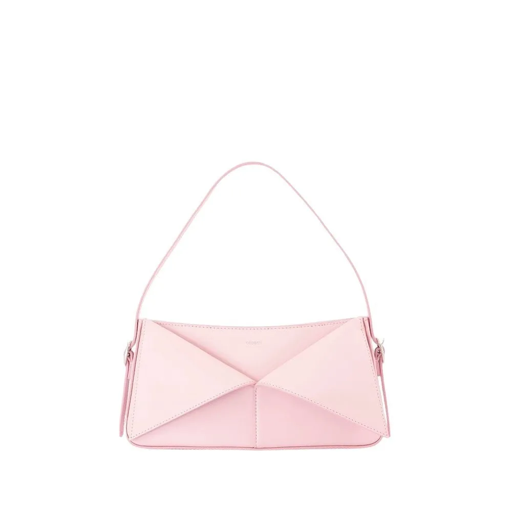 Belt Shoulder Bag - Leather - Pink