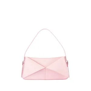 Belt Shoulder Bag - Leather - Pink