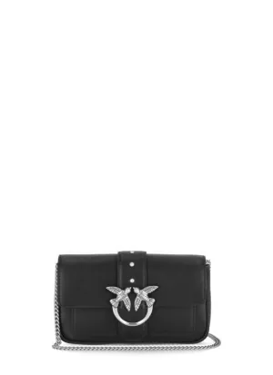 Black Leather Shoulder Bag