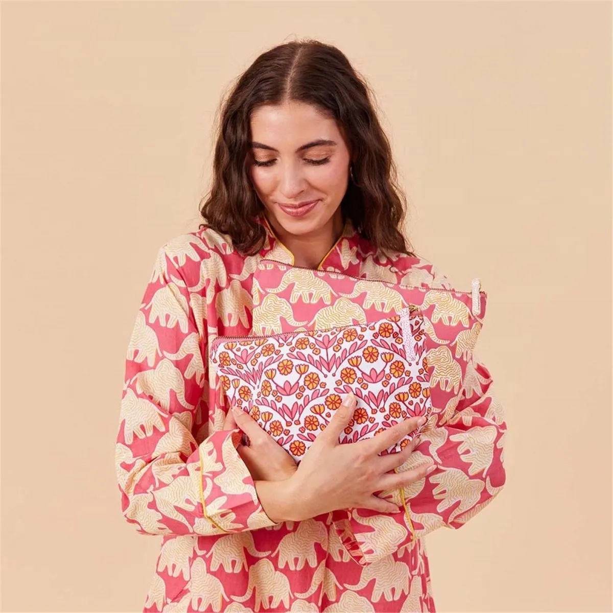 Blaire Pink Pouch Medium
