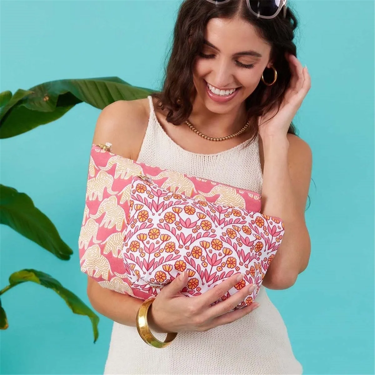 Blaire Pink Pouch Medium