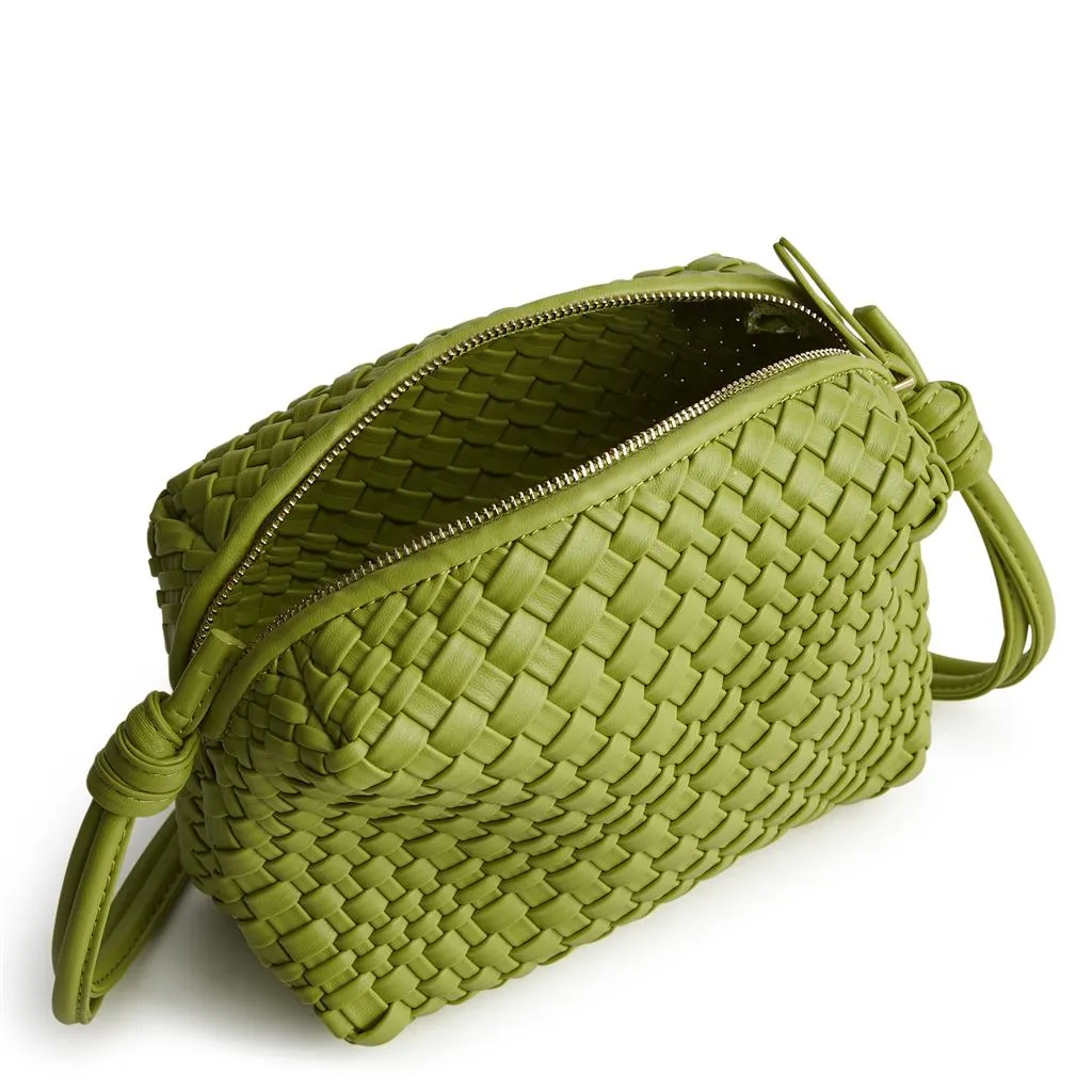 Blake Crossbody - Woven Faux Leather