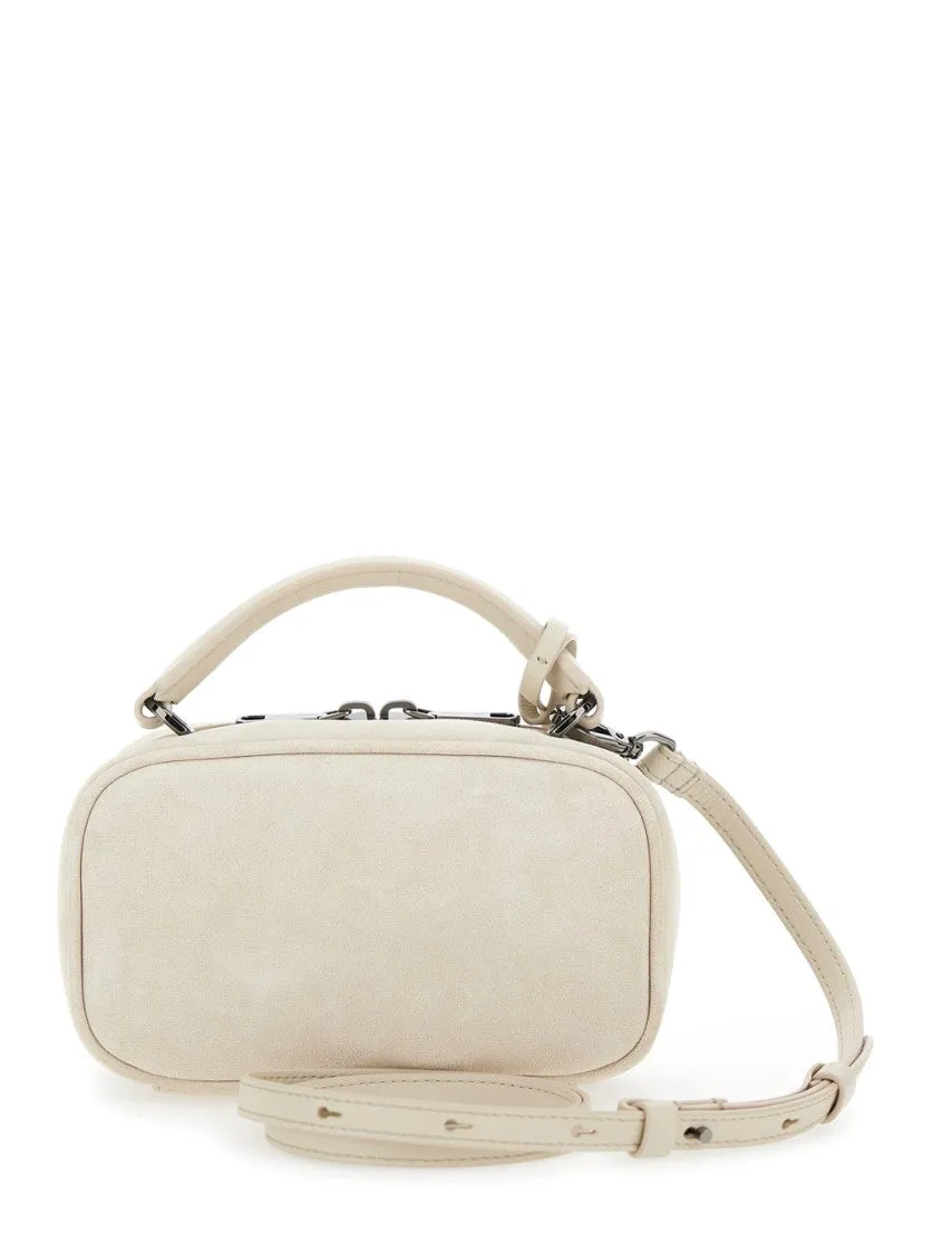 Boston Explorer' White Crossbody Bag