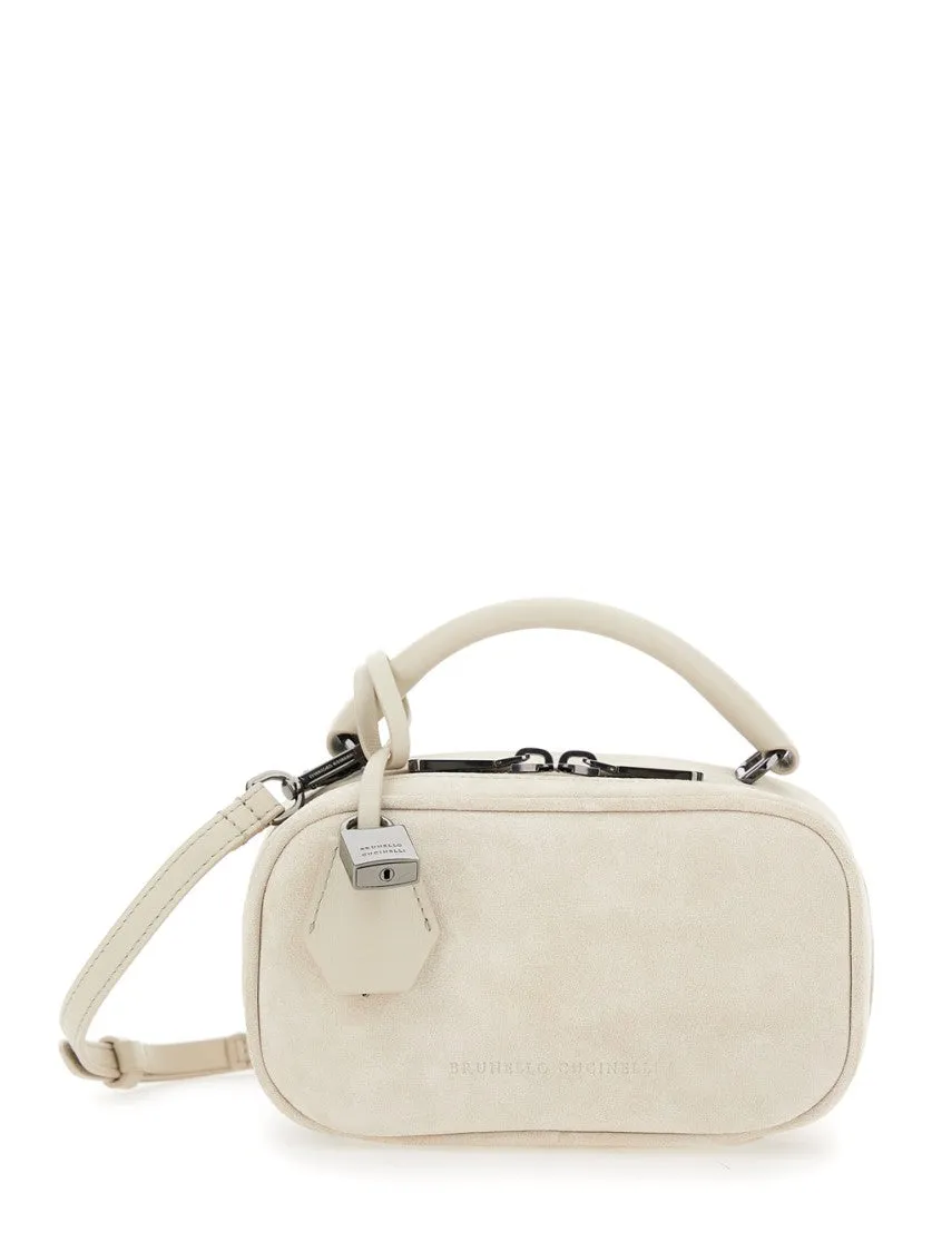 Boston Explorer' White Crossbody Bag