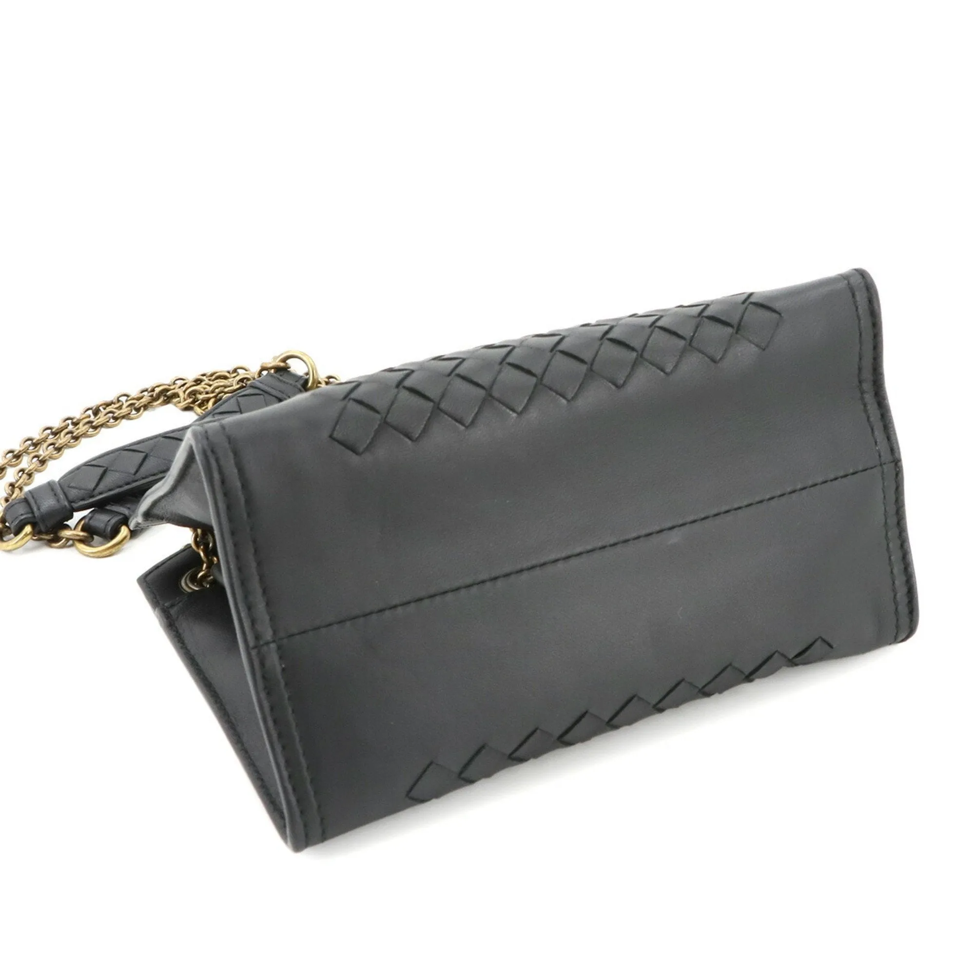 Bottega Veneta Intrecciato Shoulder Bag (Pre-Owned)