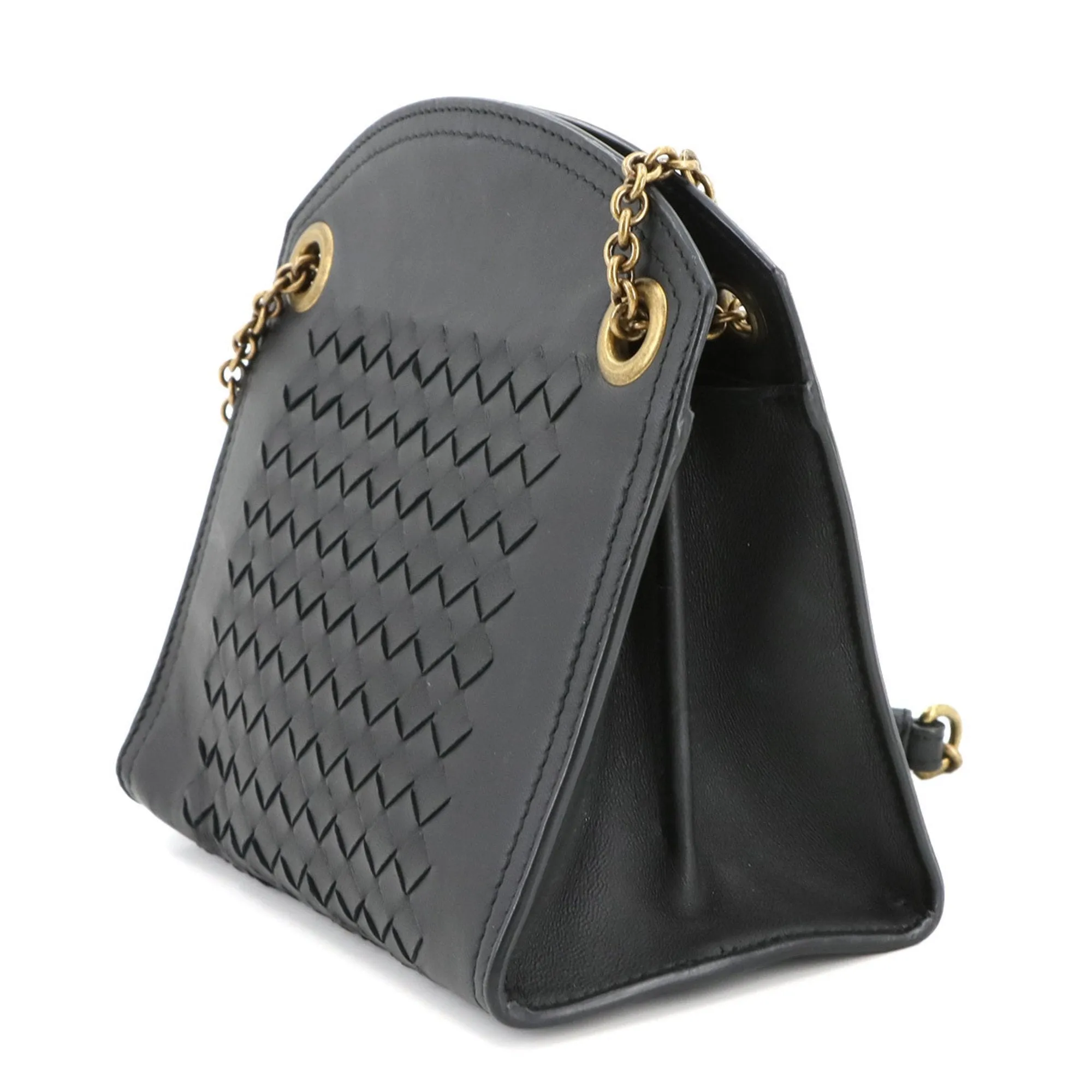 Bottega Veneta Intrecciato Shoulder Bag (Pre-Owned)