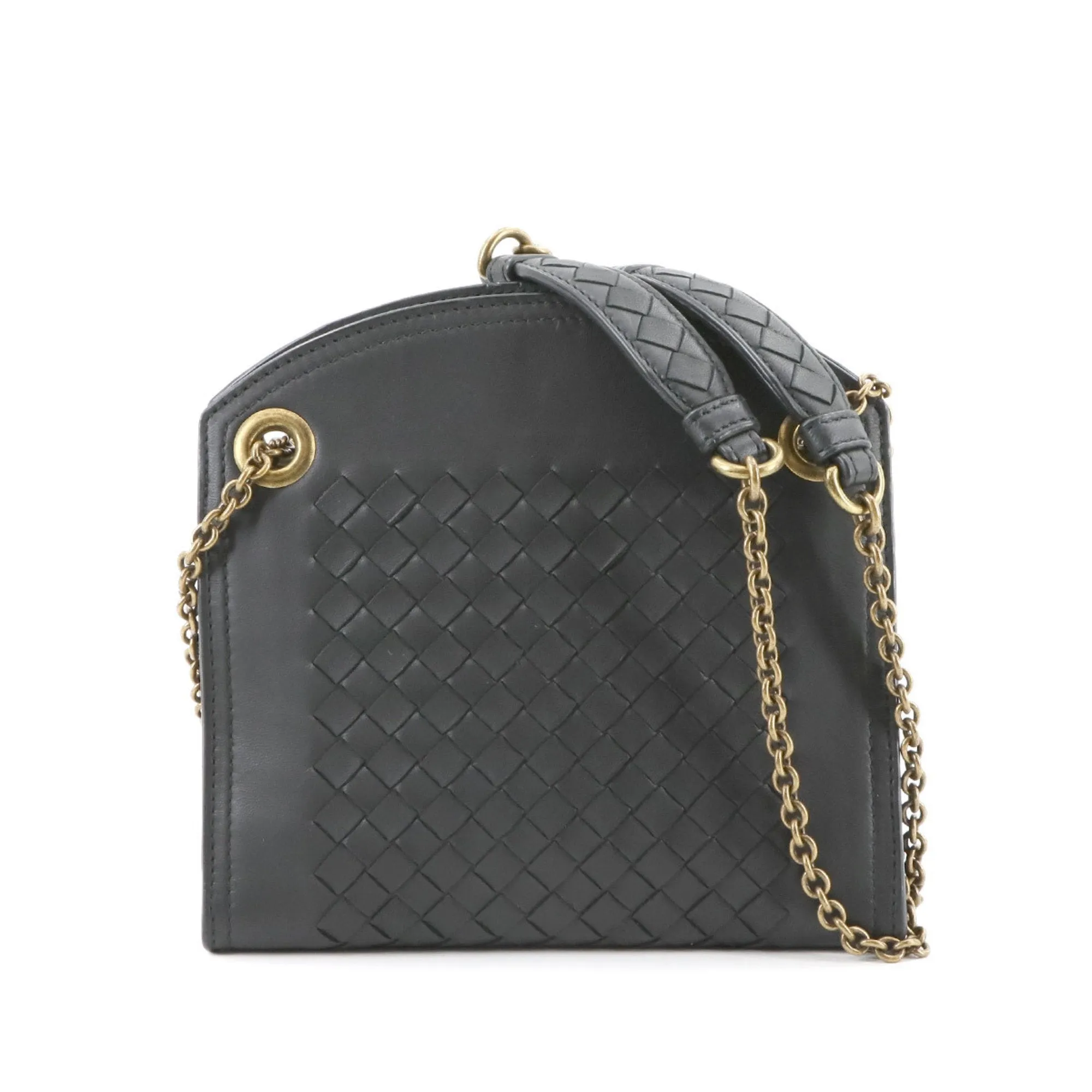 Bottega Veneta Intrecciato Shoulder Bag (Pre-Owned)