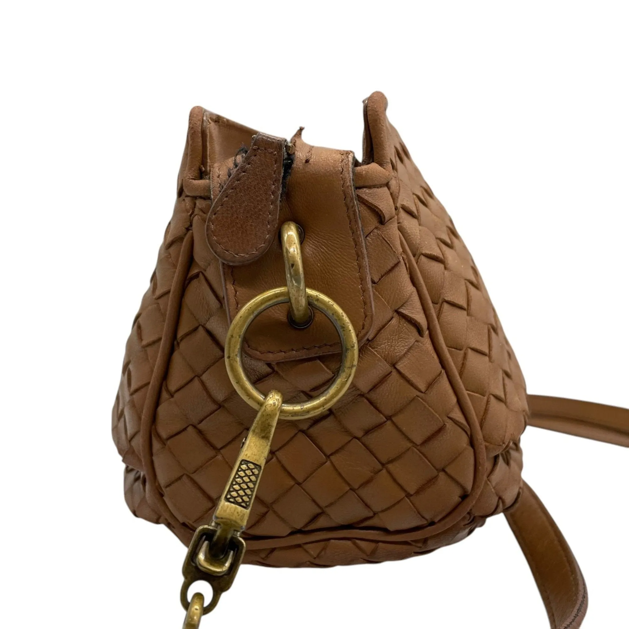 Bottega Veneta Intrecciato Shoulder Bag (Pre-Owned)