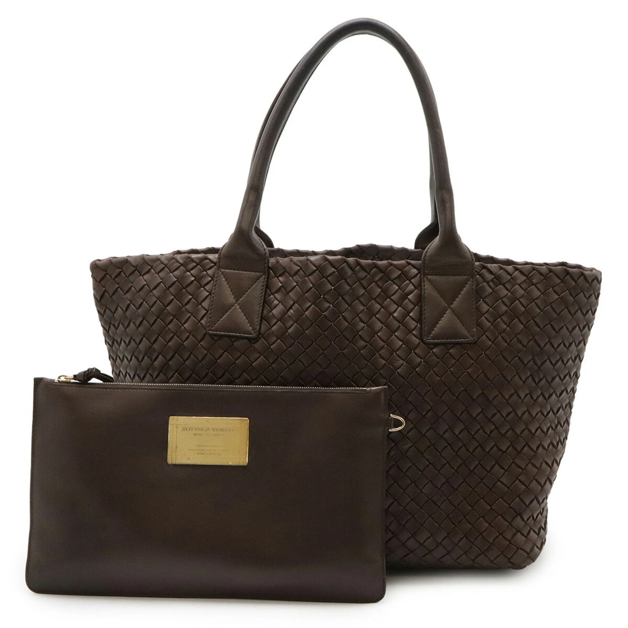 Bottega Veneta Intrecciato Shoulder Bag Tote Bag (Pre-Owned)