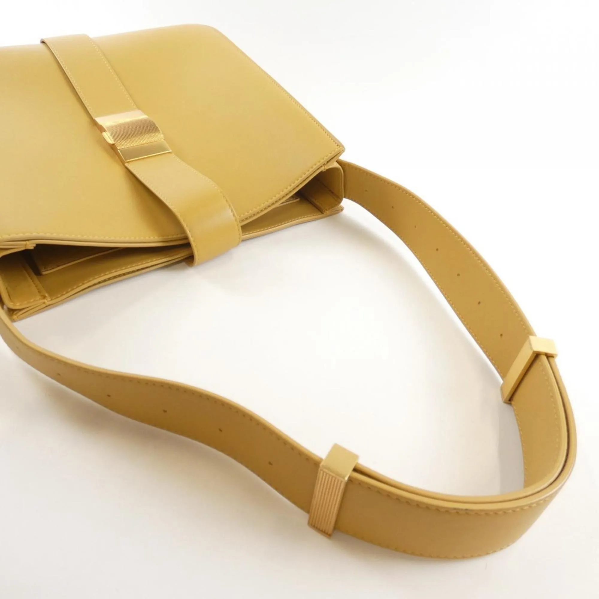 Bottega Veneta Leather Shoulder Bag (Pre-Owned)