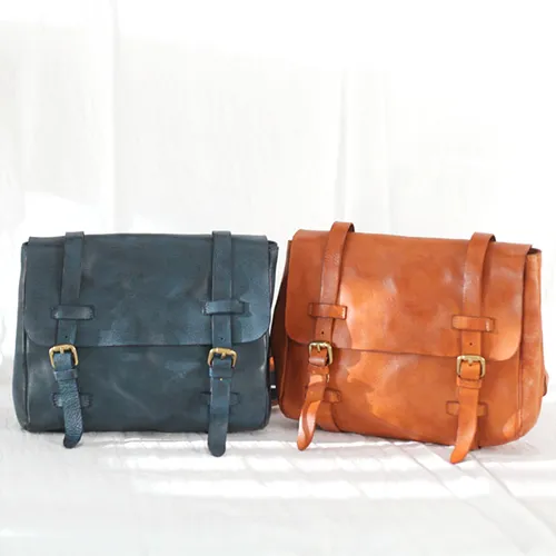 Brown Women's Leather Top Handle Satchel Shoulder Purse Satchel Blue Handbags Crossbody Purse