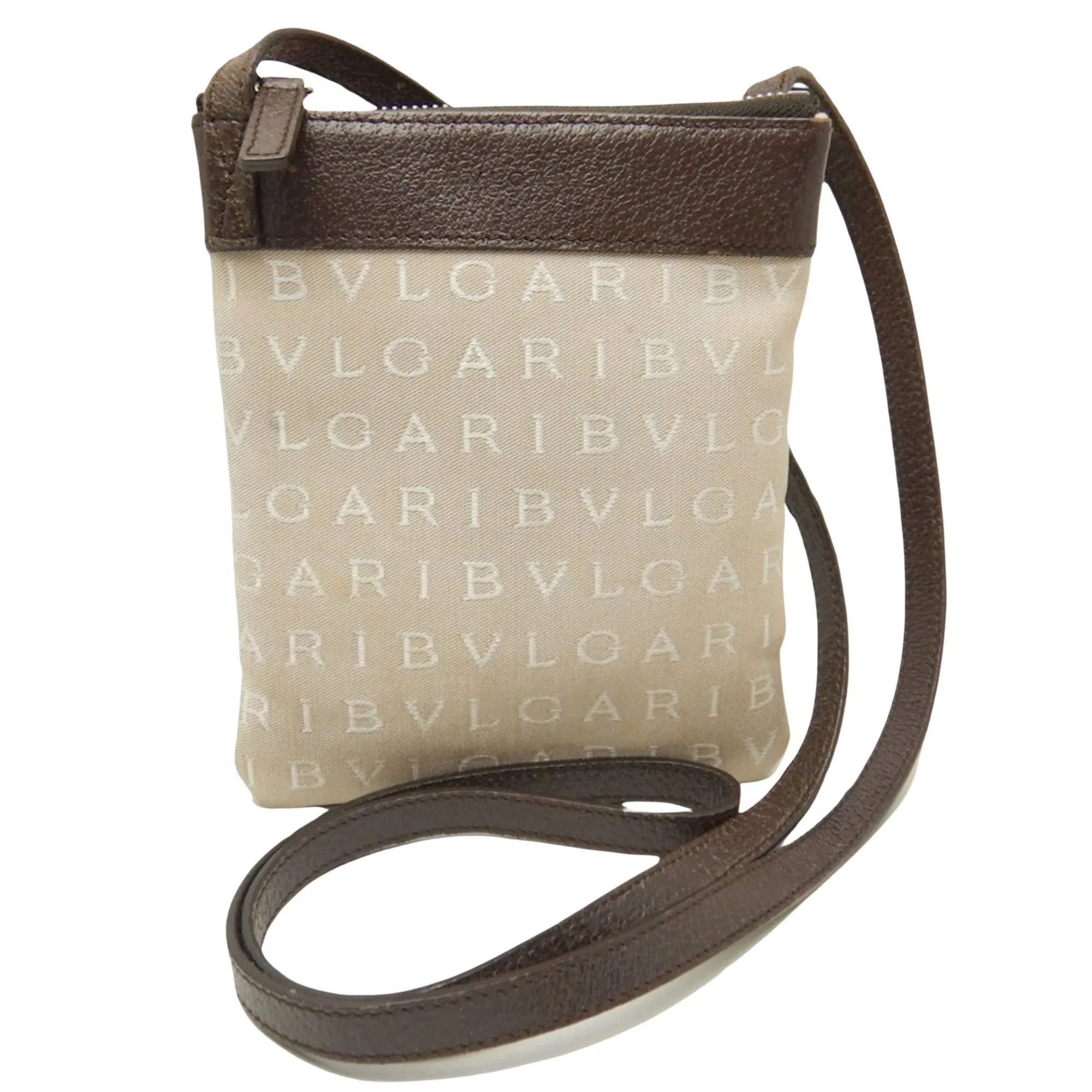 Bulgari Bvlgari Bvlgari Canvas Shoulder Bag (Pre-Owned)