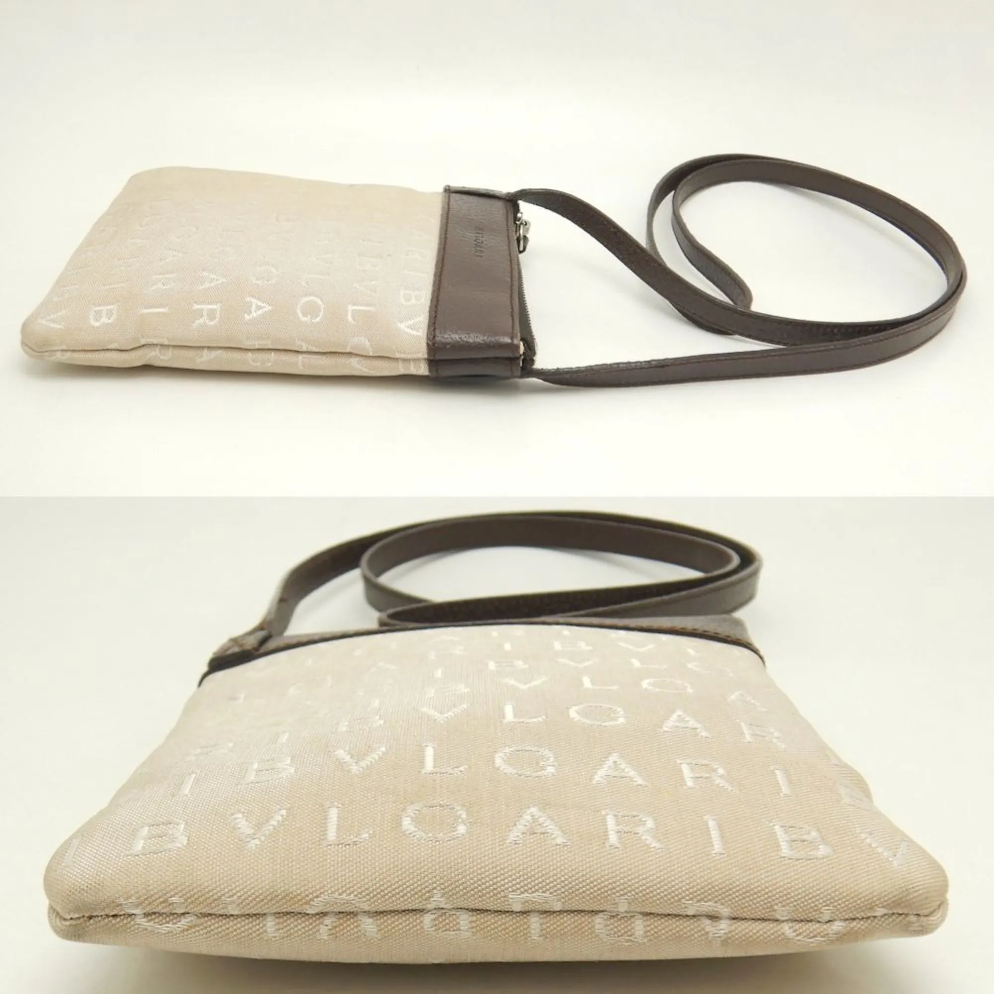 Bulgari Bvlgari Bvlgari Canvas Shoulder Bag (Pre-Owned)