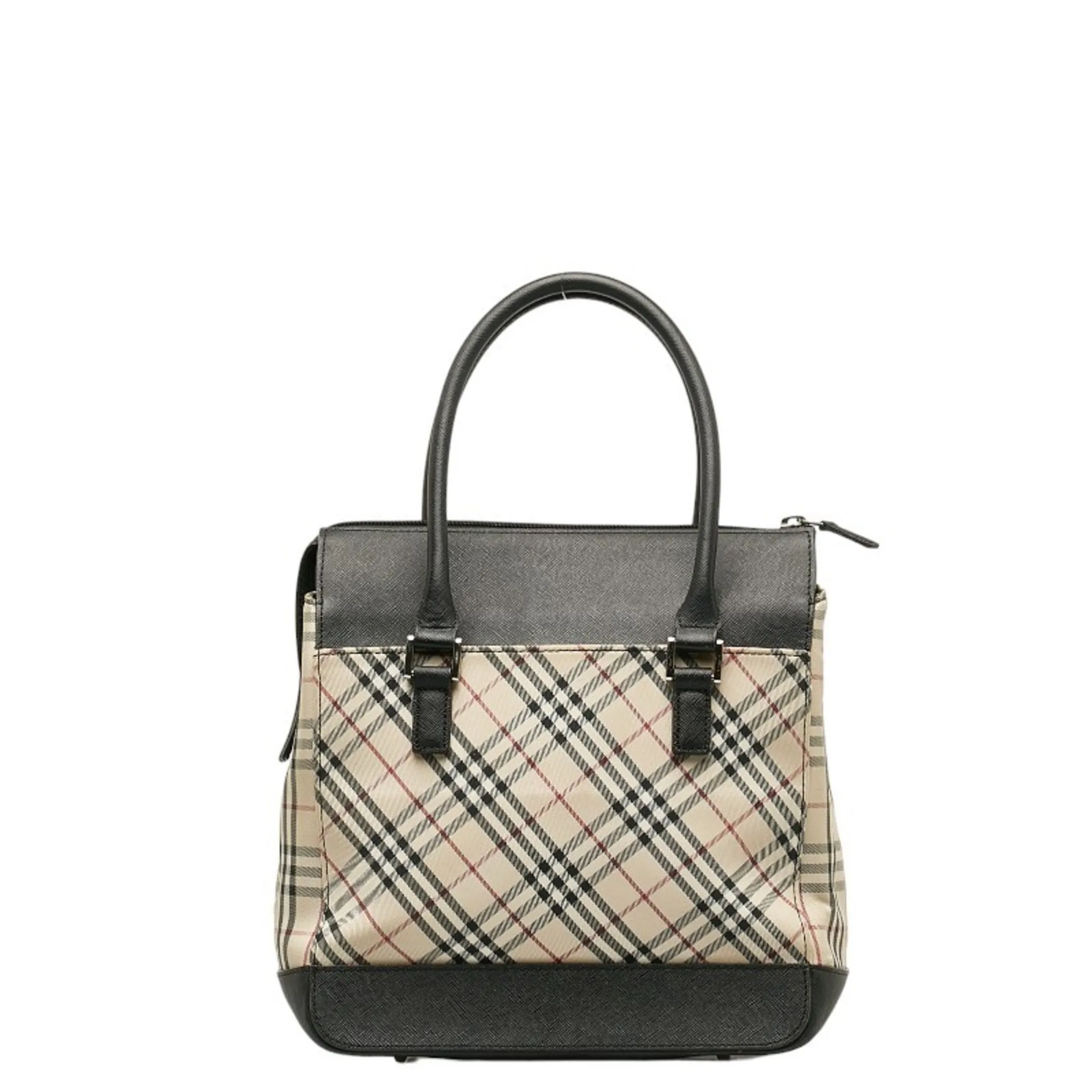 Burberry   Canvas Leather Handbag (Pre-Owned)