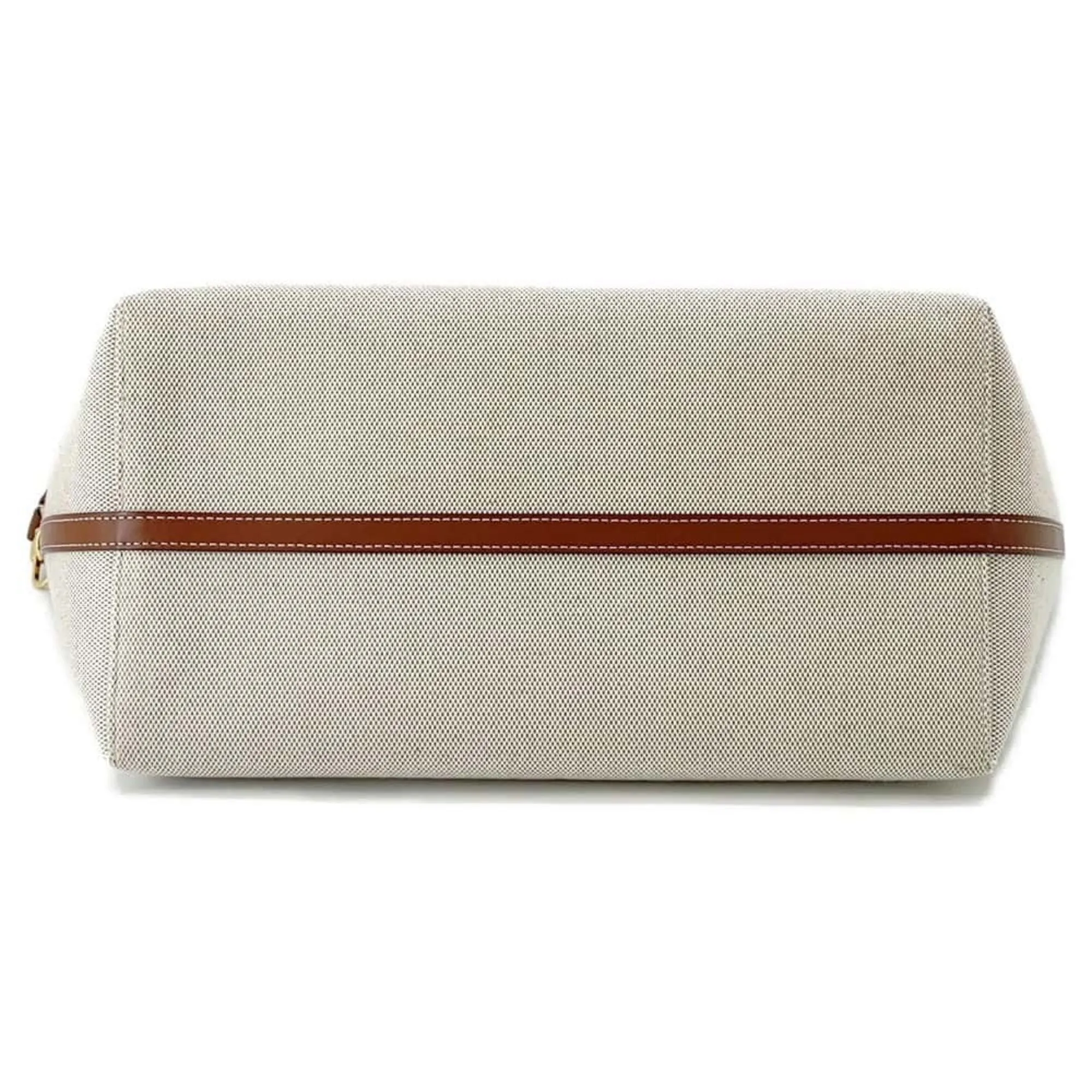 Burberry  Canvas Leather Handbag Shoulder Bag (Pre-Owned)
