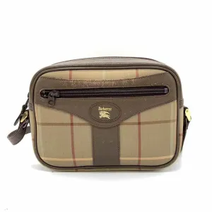 Burberry Canvas Shoulder Bag (Pre-Owned)