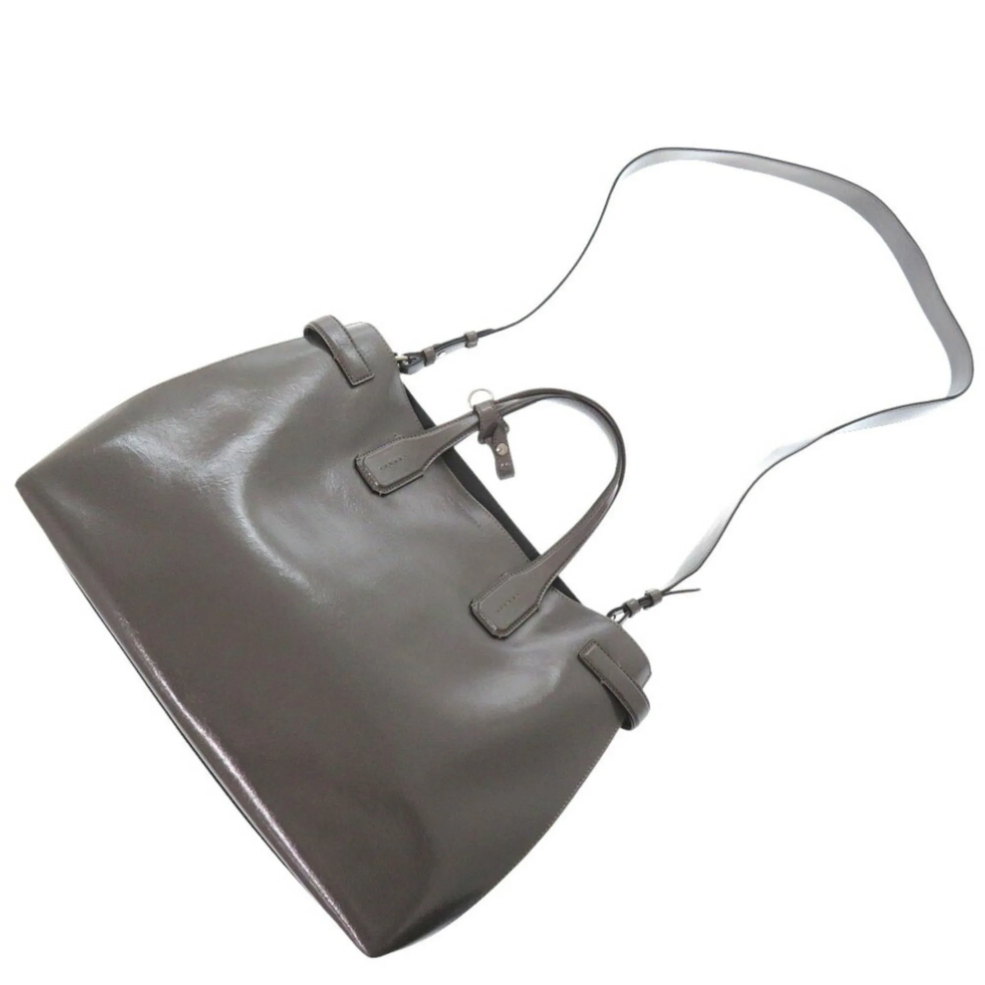 Burberry  Leather Shoulder Bag (Pre-Owned)
