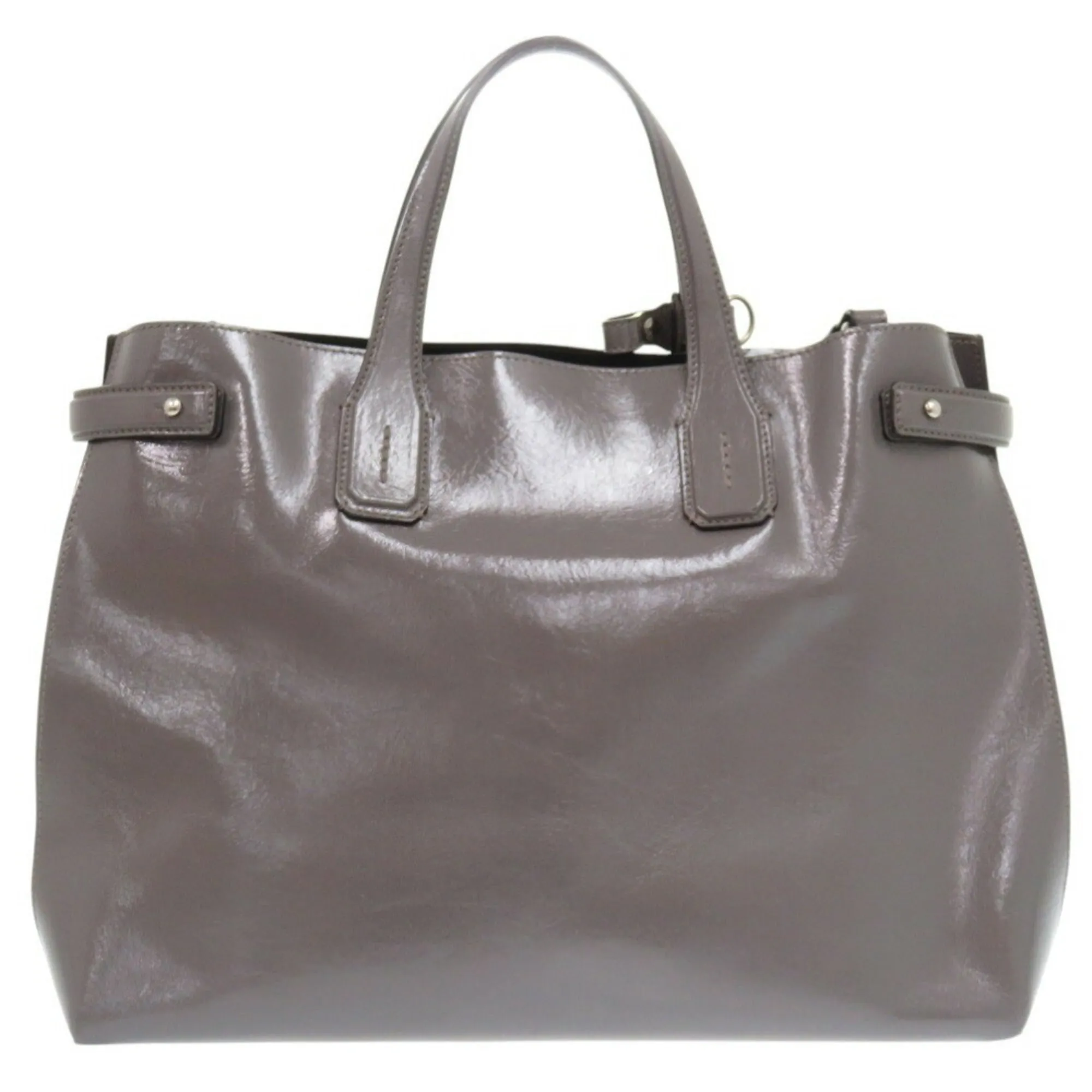 Burberry  Leather Shoulder Bag (Pre-Owned)