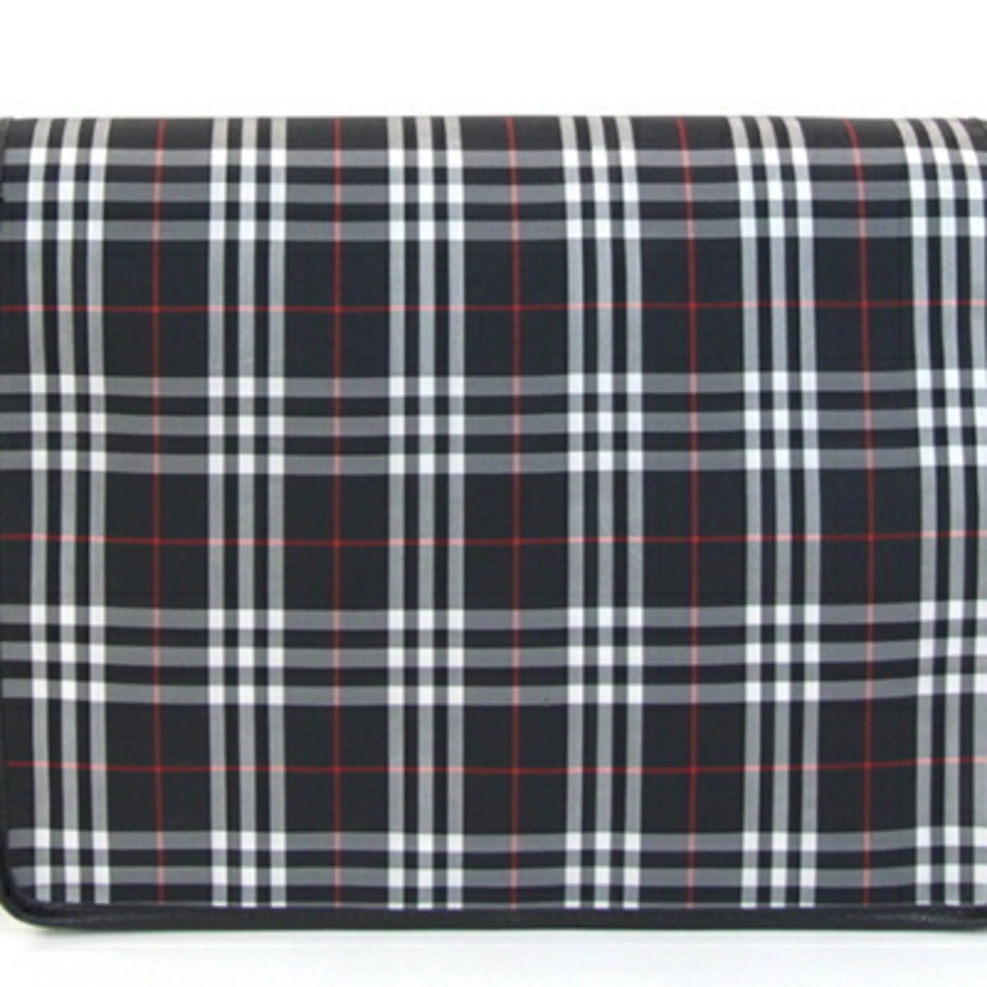 Burberry Nova Check Canvas Shoulder Bag (Pre-Owned)