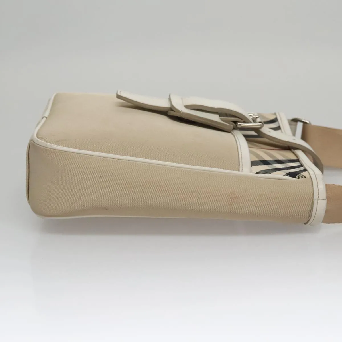 Burberry Nova Check Canvas Shoulder Bag (Pre-Owned)