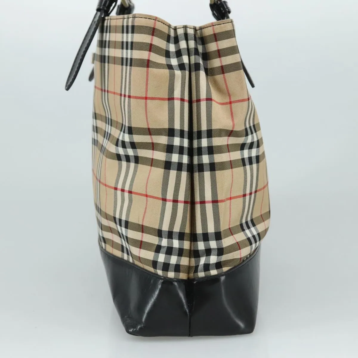 Burberry Nova Check Canvas Shoulder Bag (Pre-Owned)
