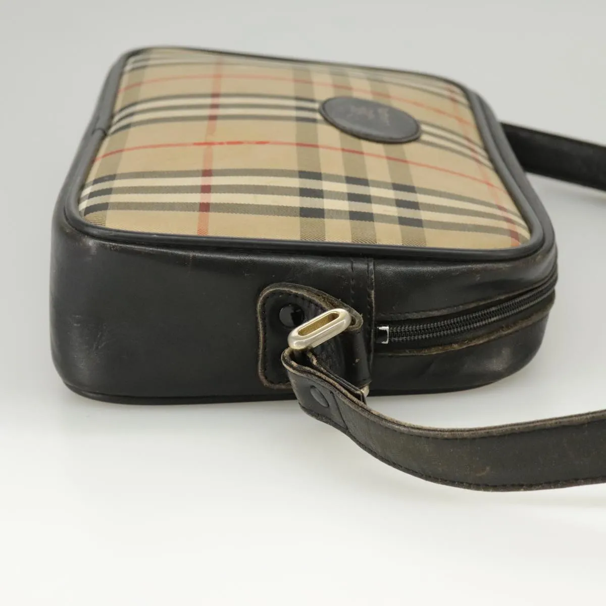 Burberry Nova Check  Canvas Shoulder Bag (Pre-Owned)