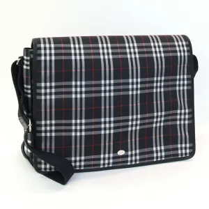 Burberry Nova Check Canvas Shoulder Bag (Pre-Owned)