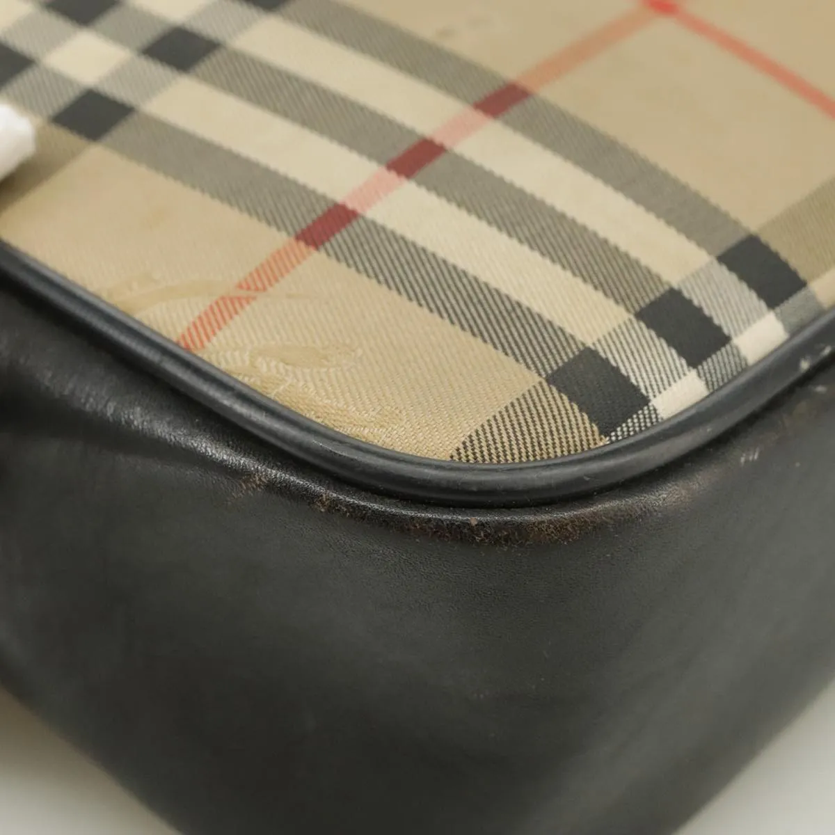 Burberry Nova Check  Canvas Shoulder Bag (Pre-Owned)