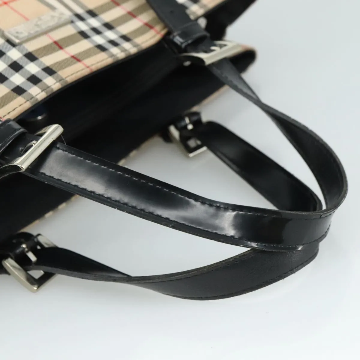 Burberry Nova Check Canvas Shoulder Bag (Pre-Owned)