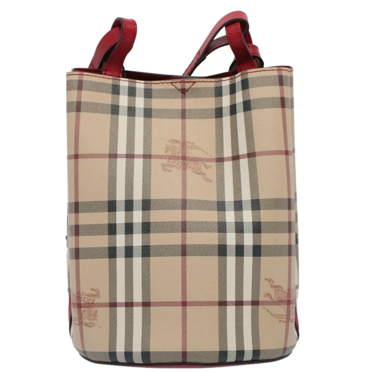 Burberry Nova Check  Synthetic Shoulder Bag (Pre-Owned)
