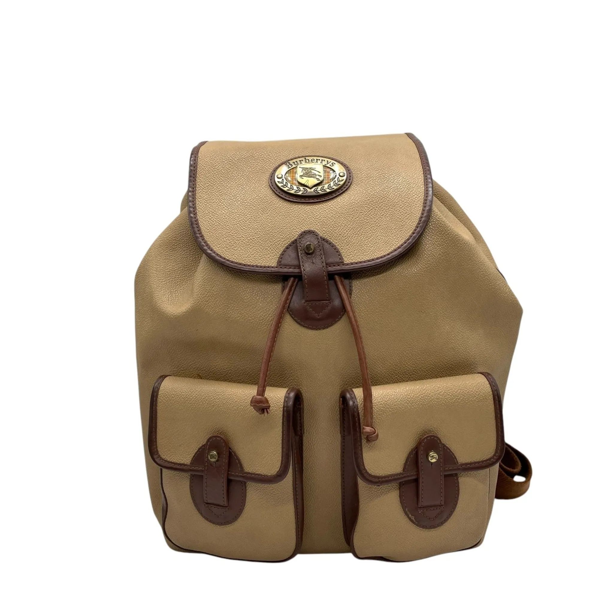 Burberry Pvc Leather Backpack (Pre-Owned)