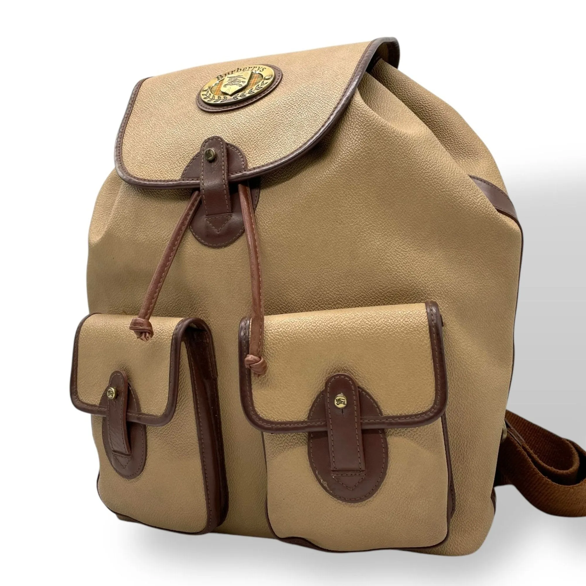 Burberry Pvc Leather Backpack (Pre-Owned)
