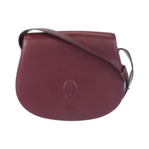 Cartier Leather Pochette Shoulder Bag (Pre-Owned)
