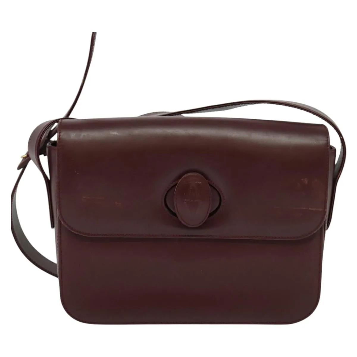 Cartier Must De Cartier Leather Shoulder Bag (Pre-Owned)