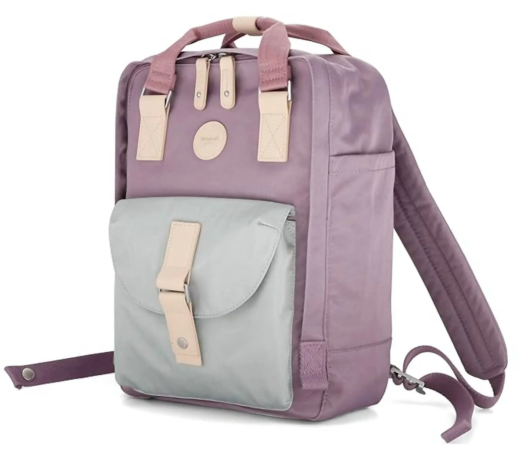 Casual Waterproof Backpack 200 In Purple