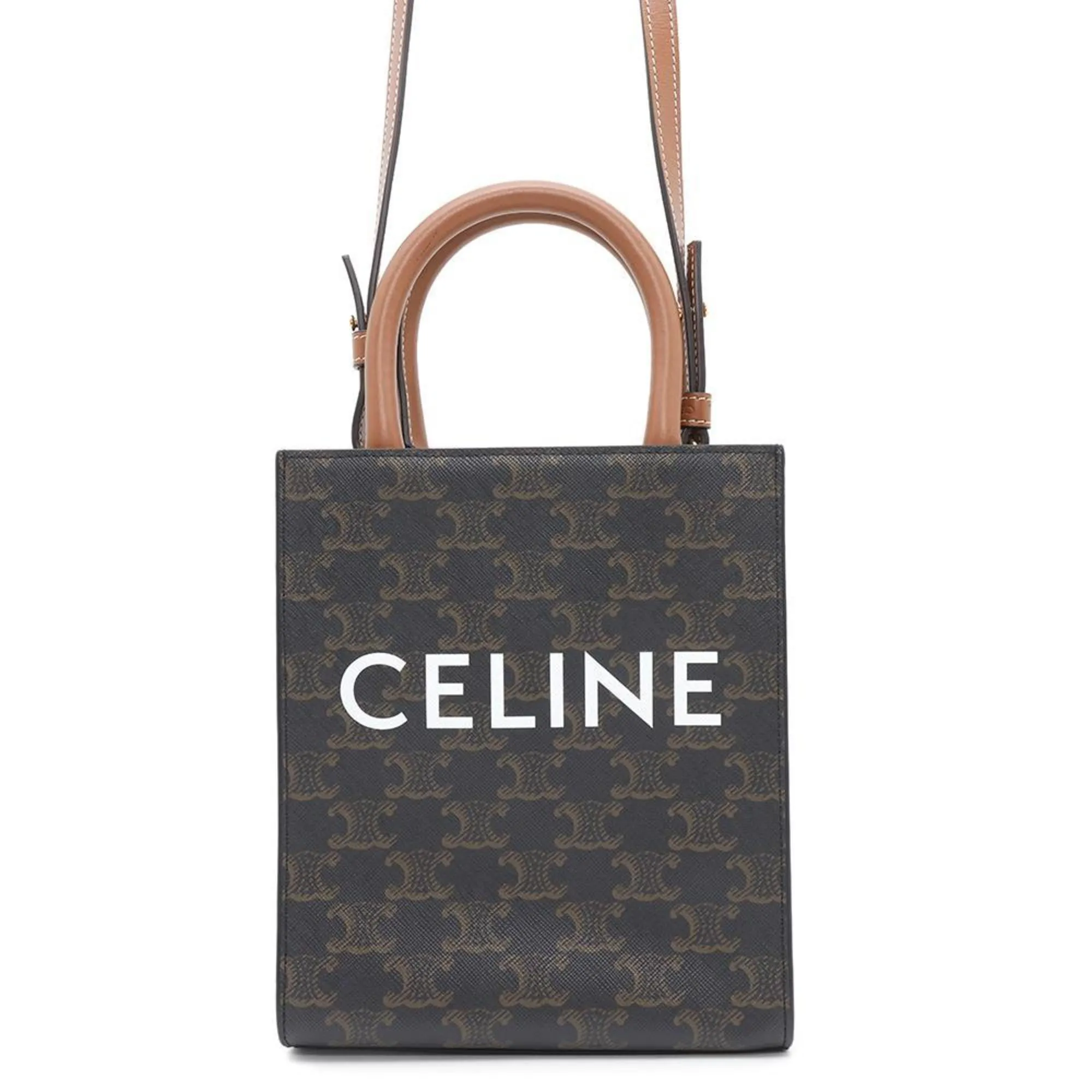 Celine Cabas Pvc Leather Handbag Shoulder Bag (Pre-Owned)