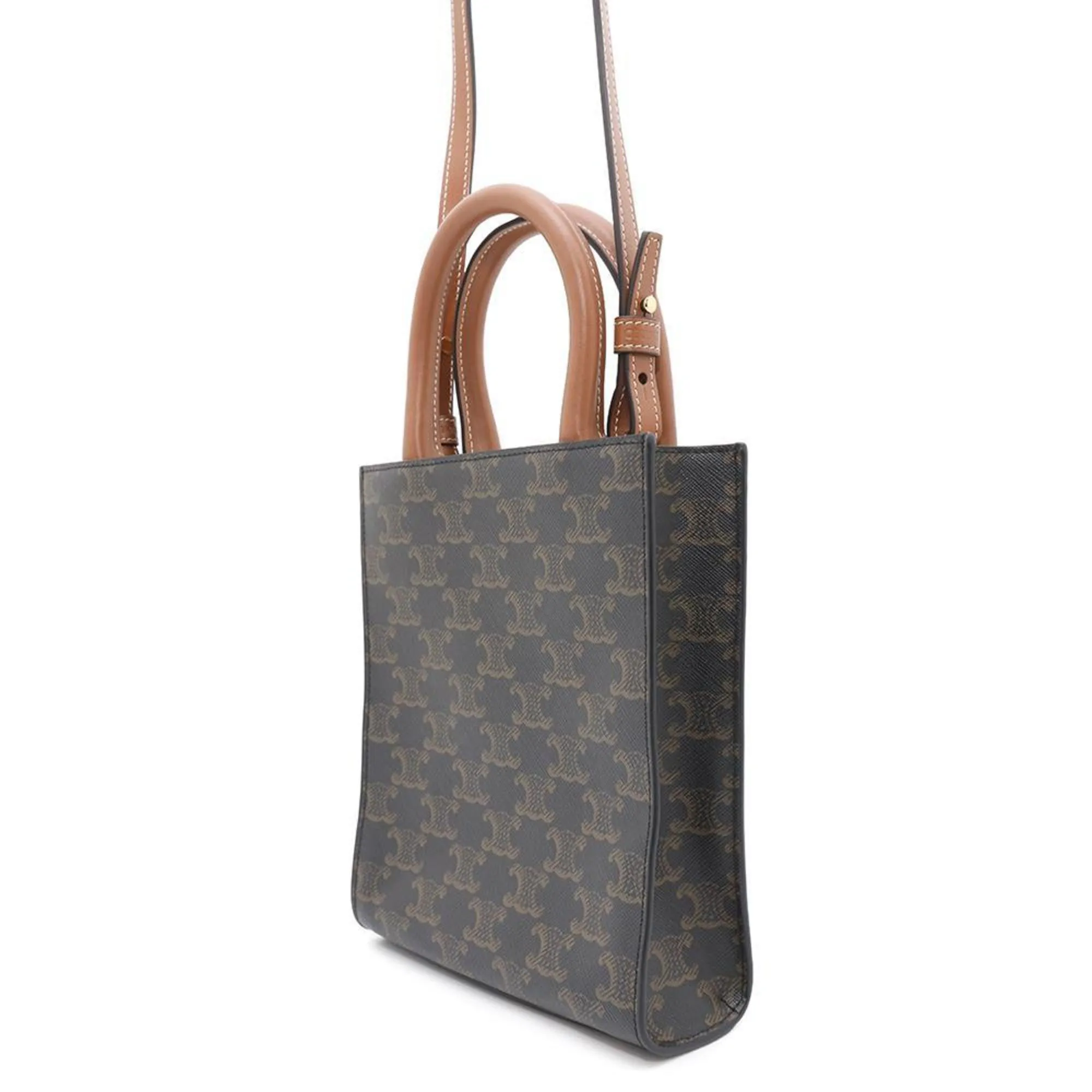 Celine Cabas Pvc Leather Handbag Shoulder Bag (Pre-Owned)