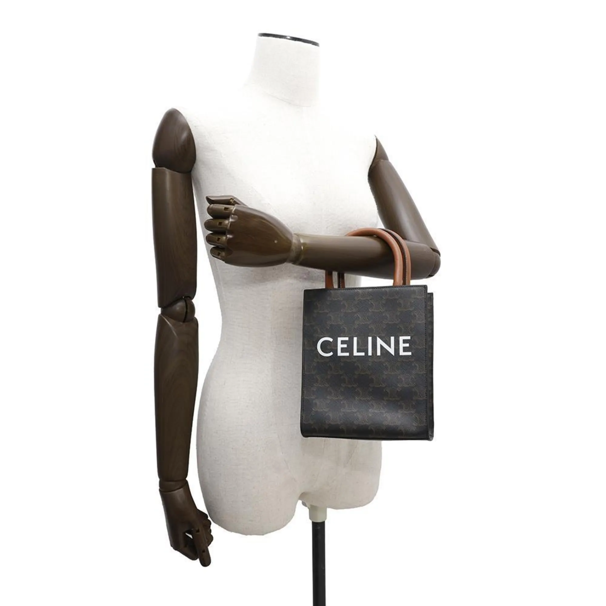 Celine Cabas Pvc Leather Handbag Shoulder Bag (Pre-Owned)
