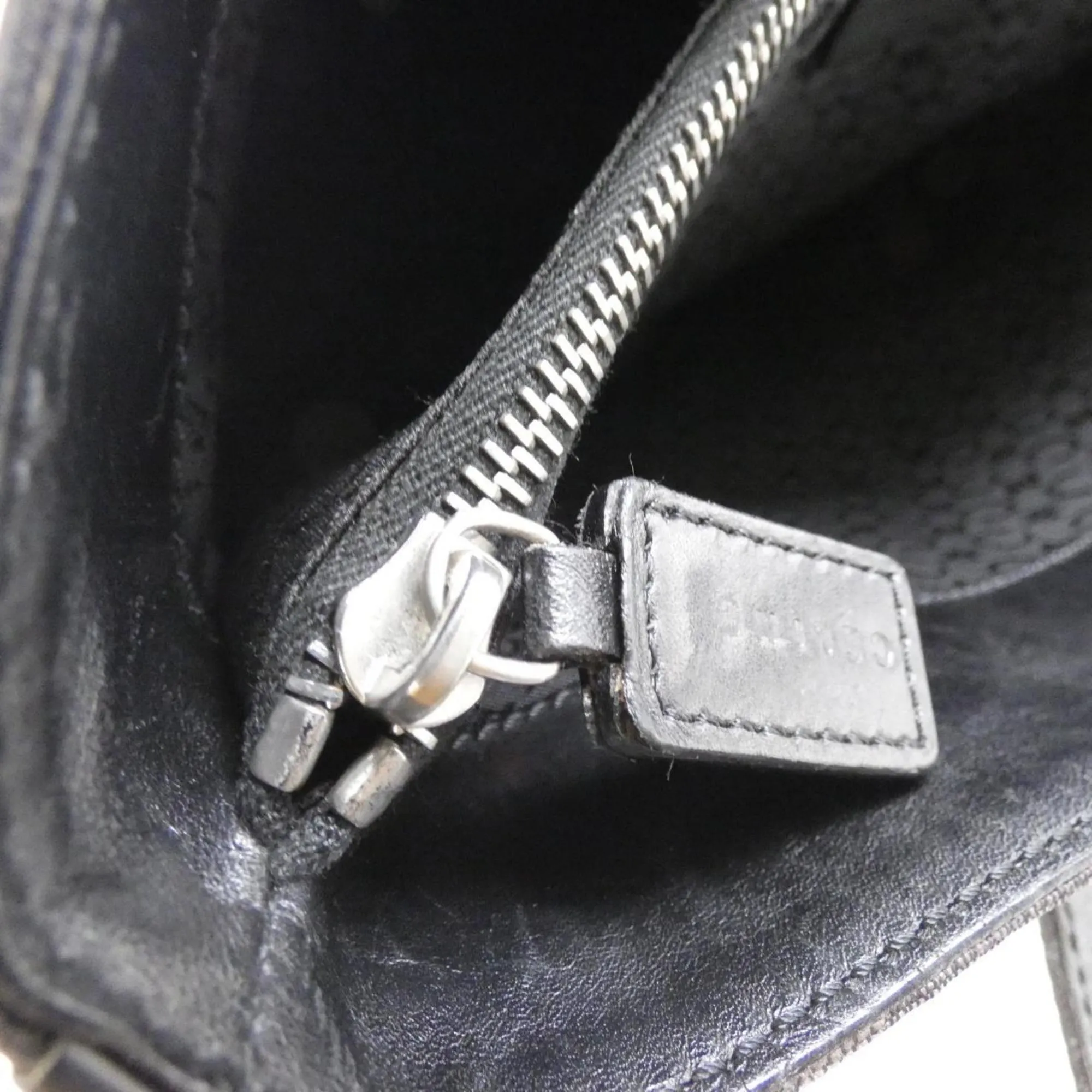 Celine Canvas Leather Shoulder Bag (Pre-Owned)