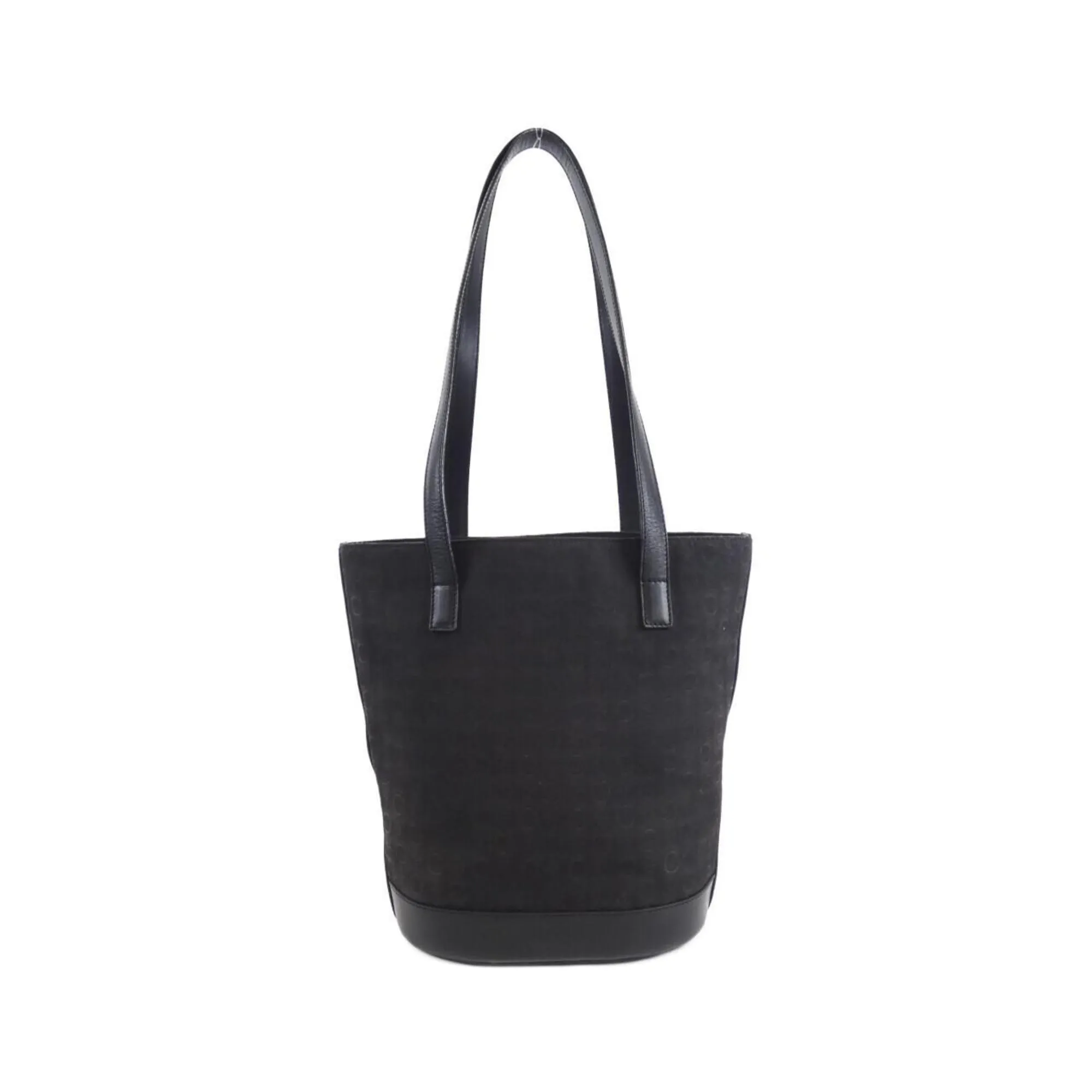 Celine Canvas Leather Shoulder Bag (Pre-Owned)