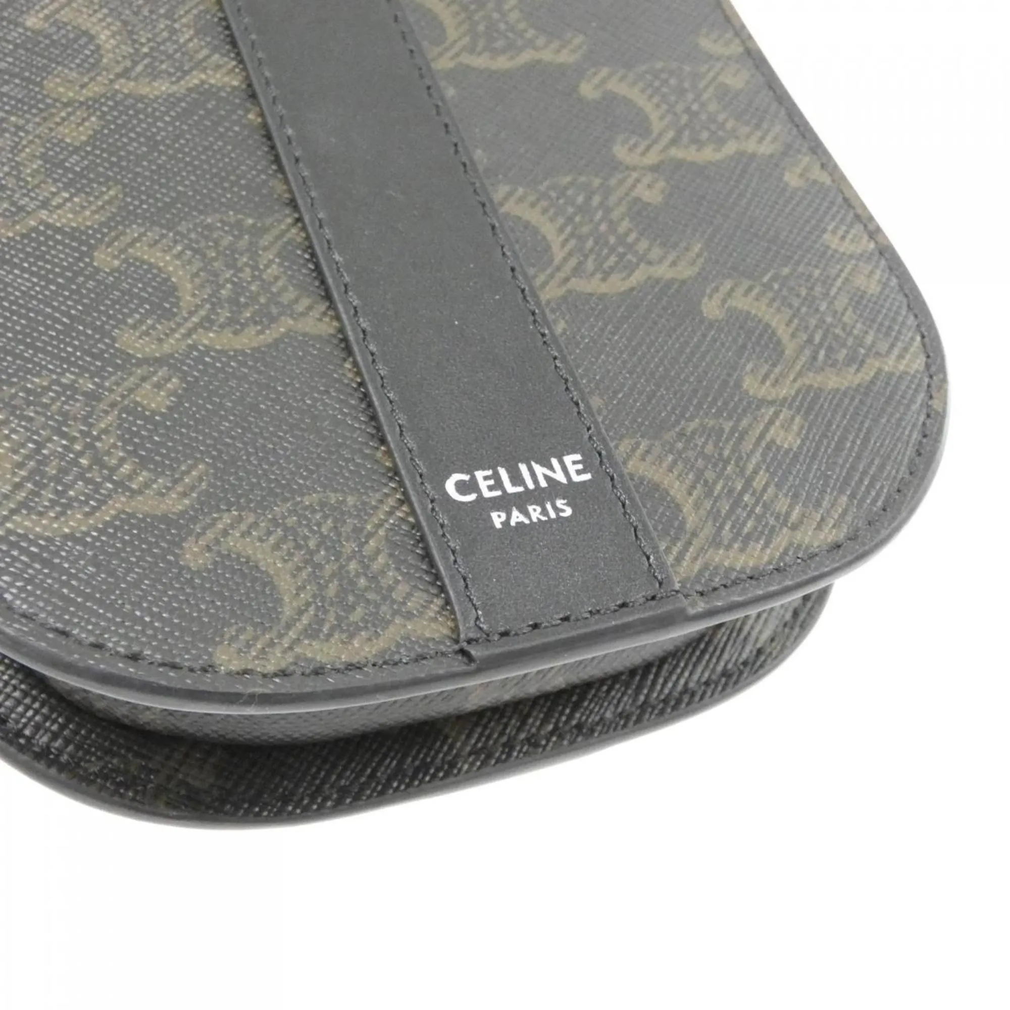 Celine Canvas Pouch Shoulder Bag (Pre-Owned)