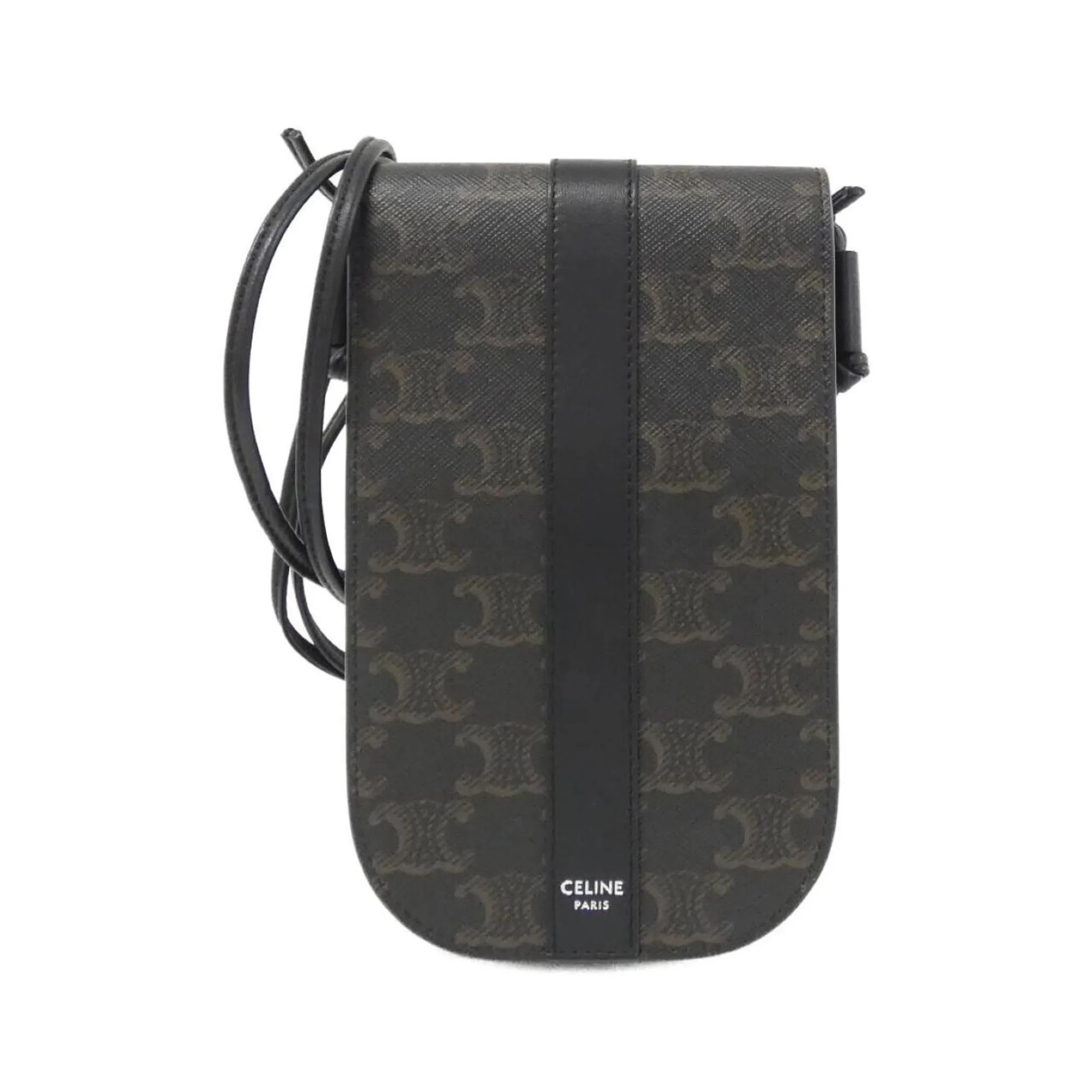 Celine Canvas Pouch Shoulder Bag (Pre-Owned)