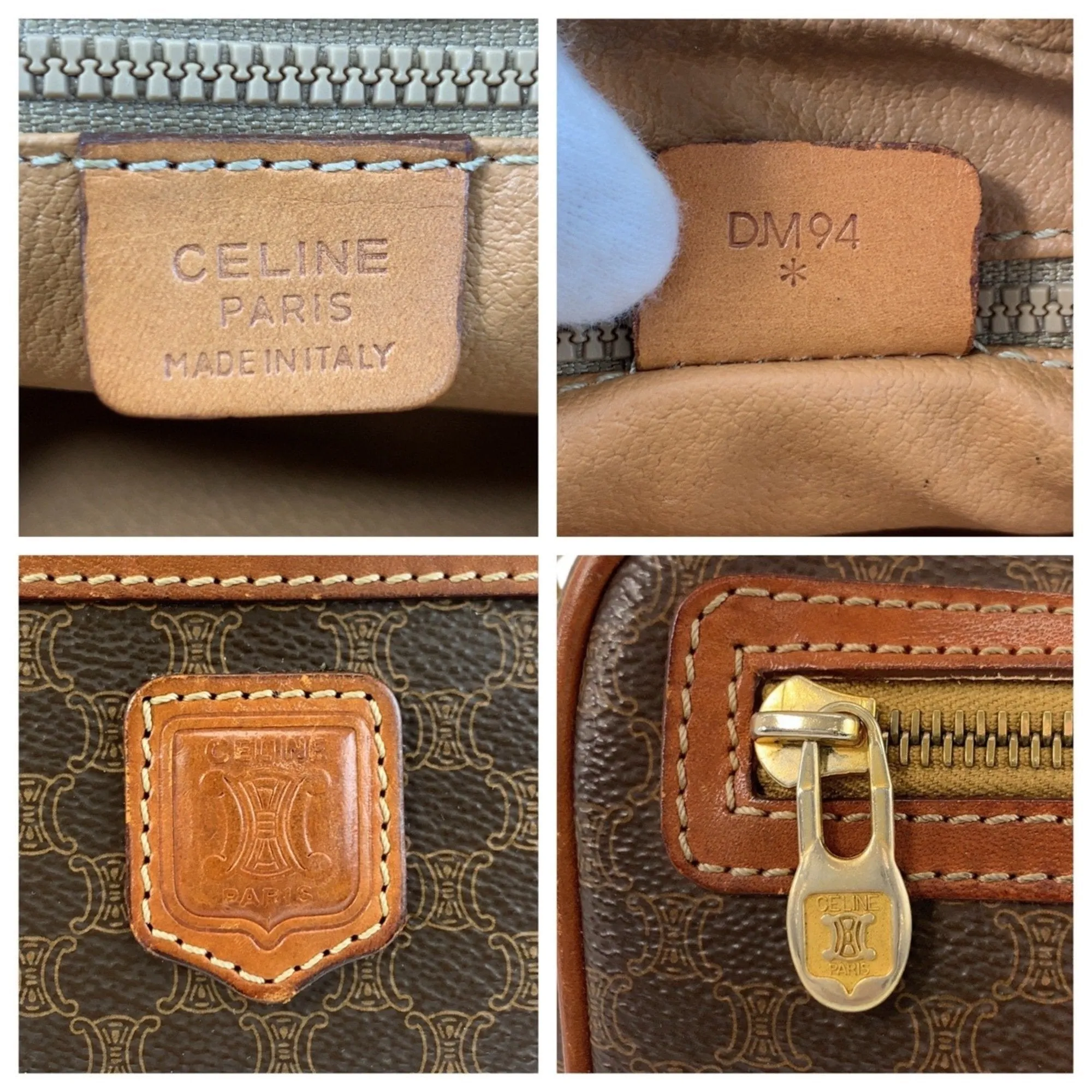 Celine Leather Clutch Bag (Pre-Owned)