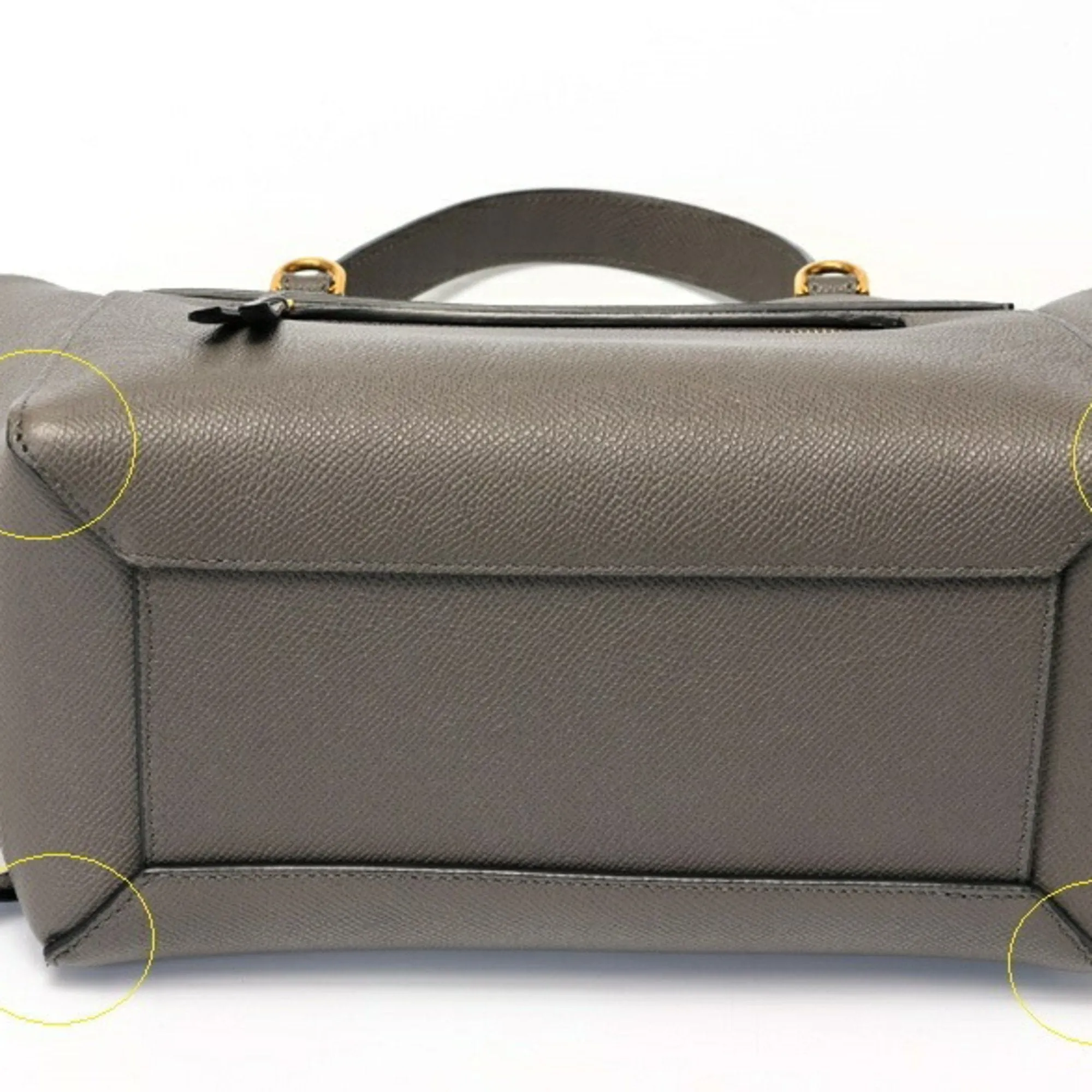 Celine Leather Handbag Shoulder Bag (Pre-Owned)
