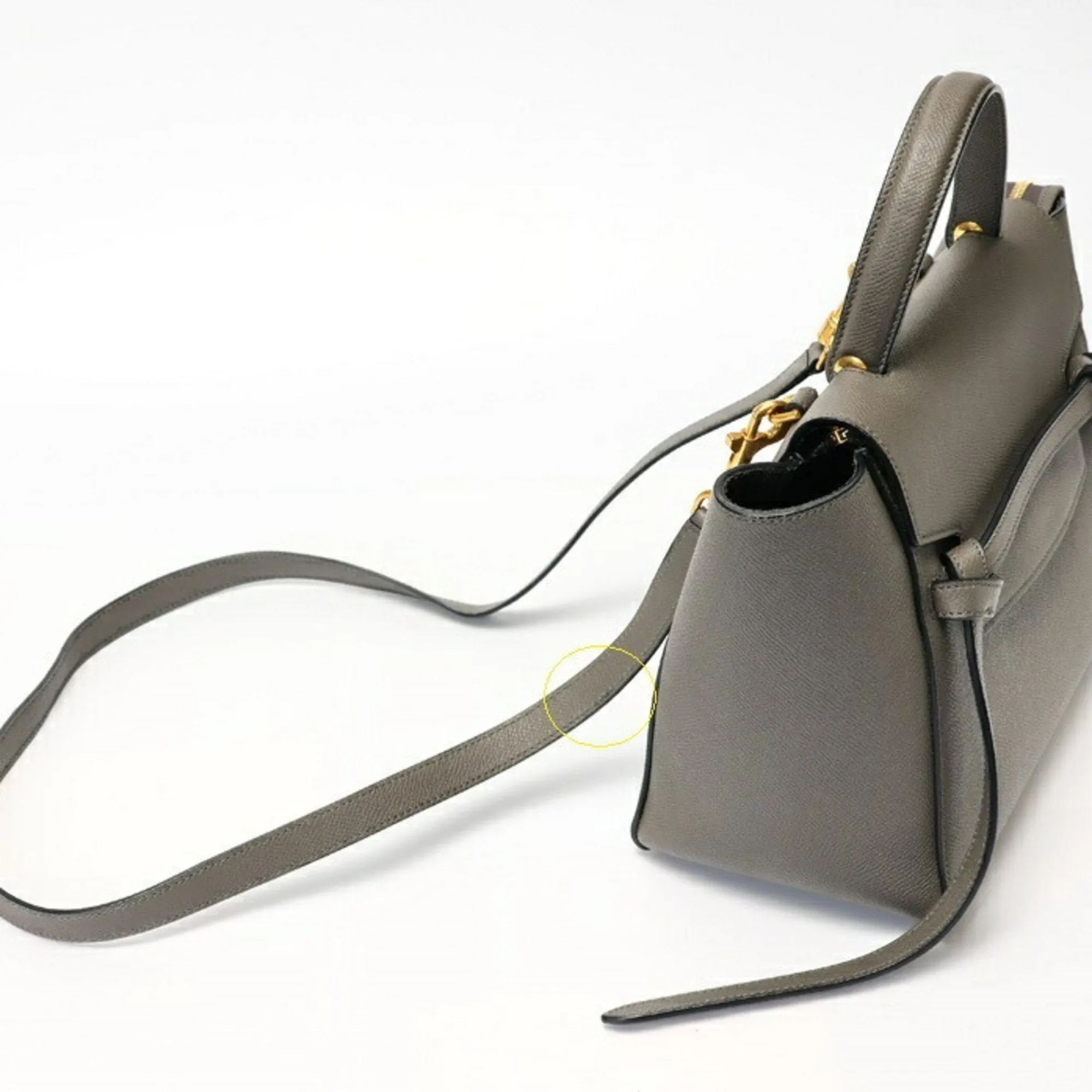 Celine Leather Handbag Shoulder Bag (Pre-Owned)